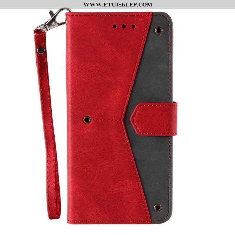 Etui Folio do Samsung Galaxy A13 Szwy W Dotyku